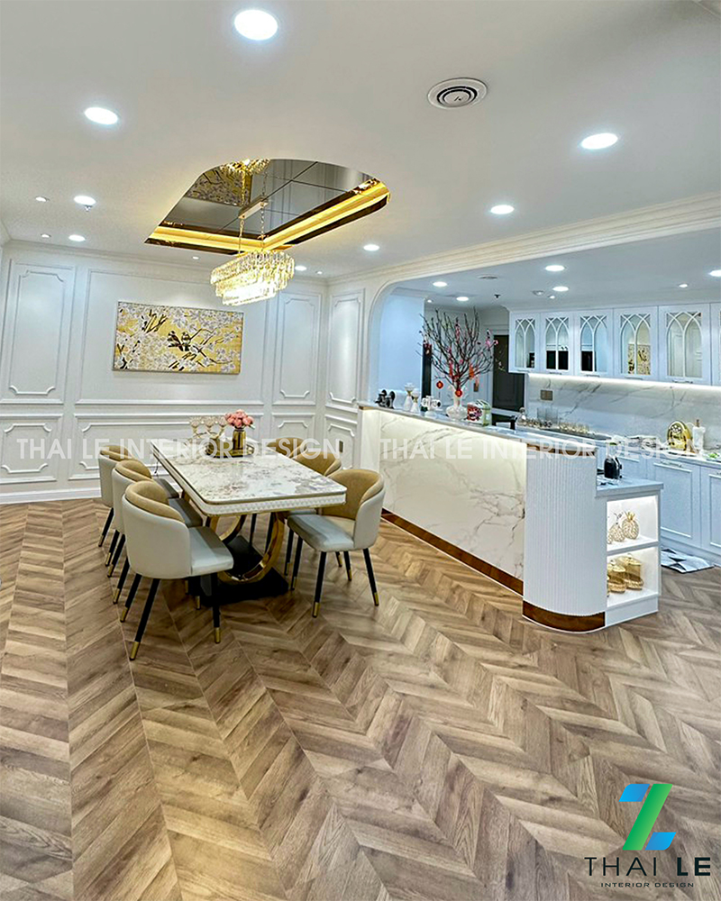 Thi công nội thất căn hộ A15.03 An Phú Q6 - 135m2